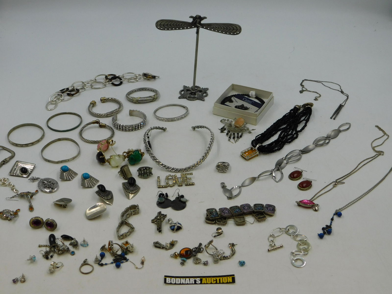 Lot of Silver-Tone Costume Jewelry (1 of 6)