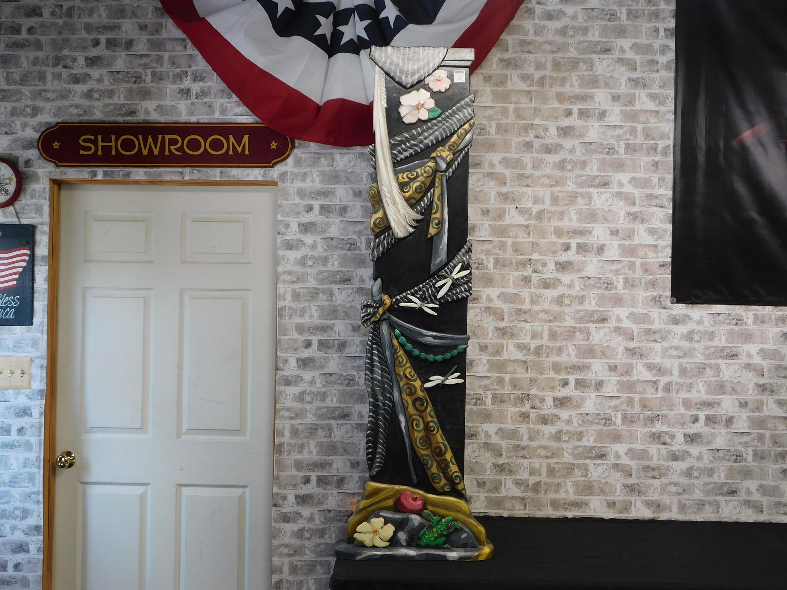 Hand Painted Two Door Cabinet (1 of 9)