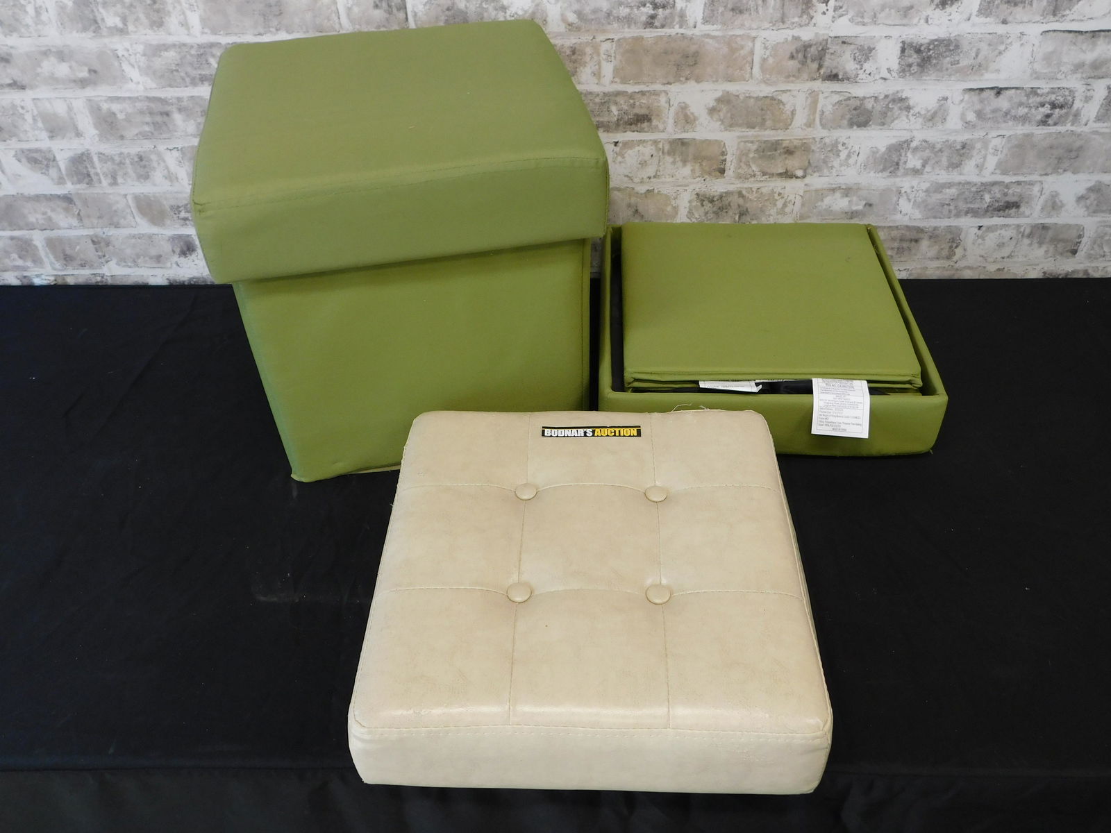 Lot of 3 Ottoman Storage Cubes (1 of 5)