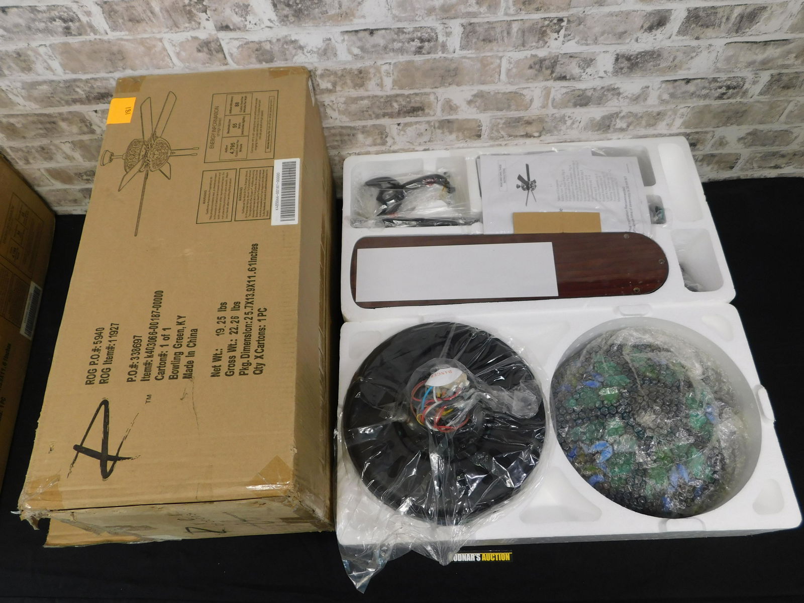 River of Goods Stained Glass Ceiling Fan (1 of 8)