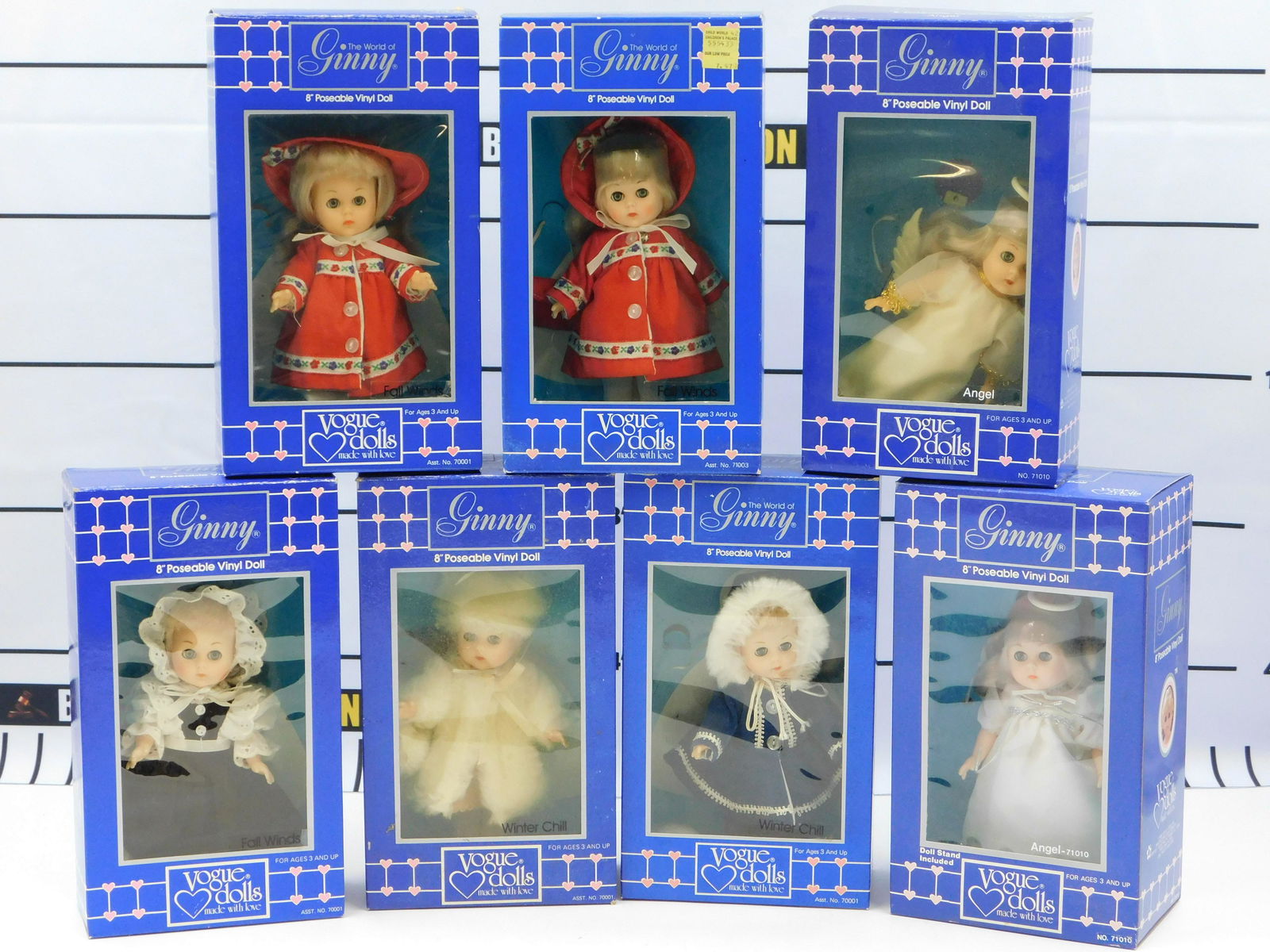 Lot of 7 Ginny Dolls (1 of 6)