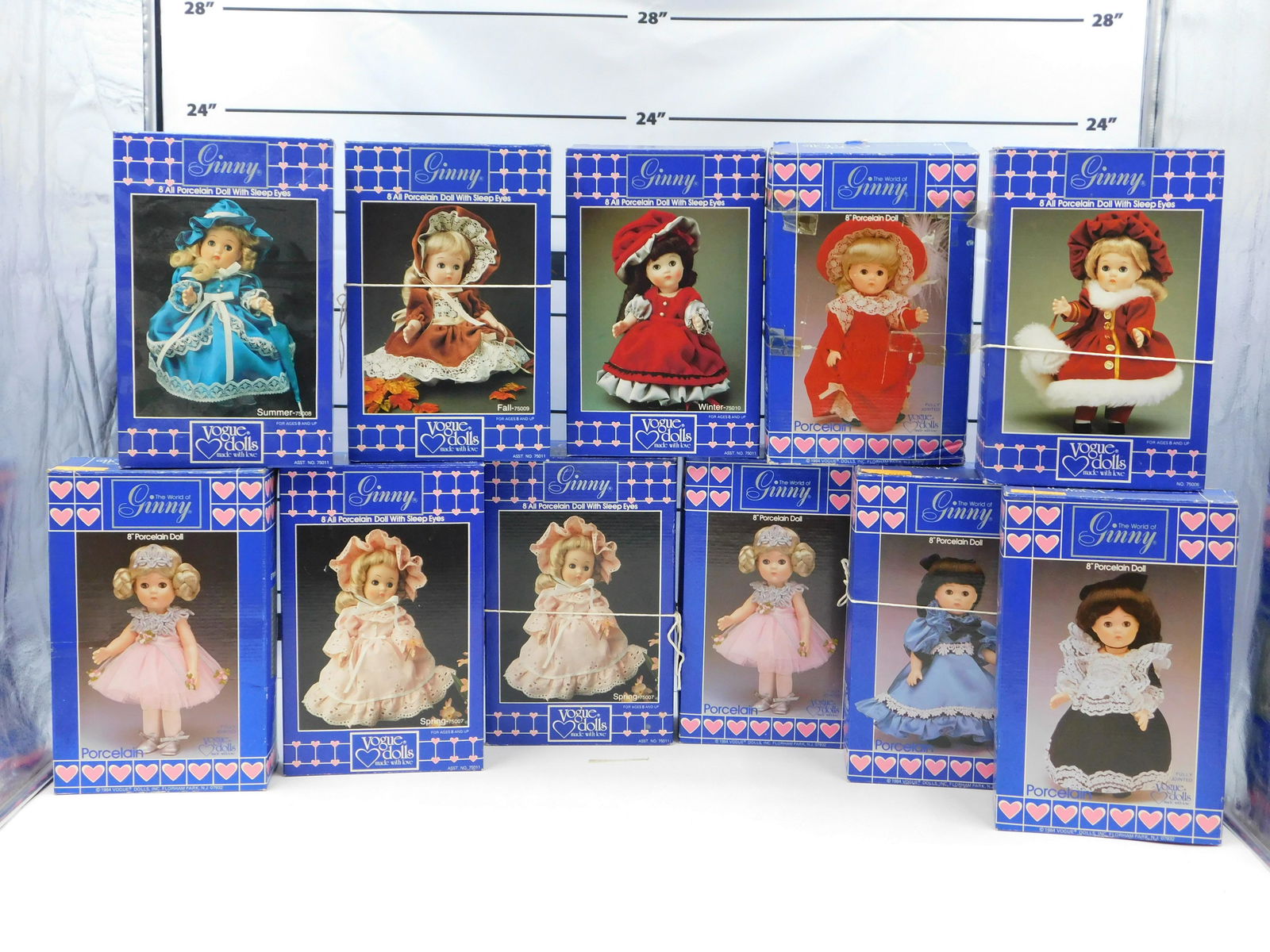 Lot of 7 Ginny Dolls (1 of 4)