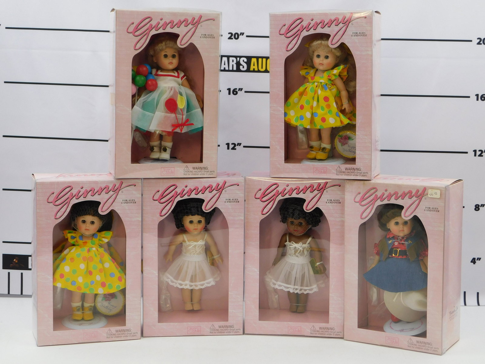 Lot of 6 Ginny Dolls (1 of 9)