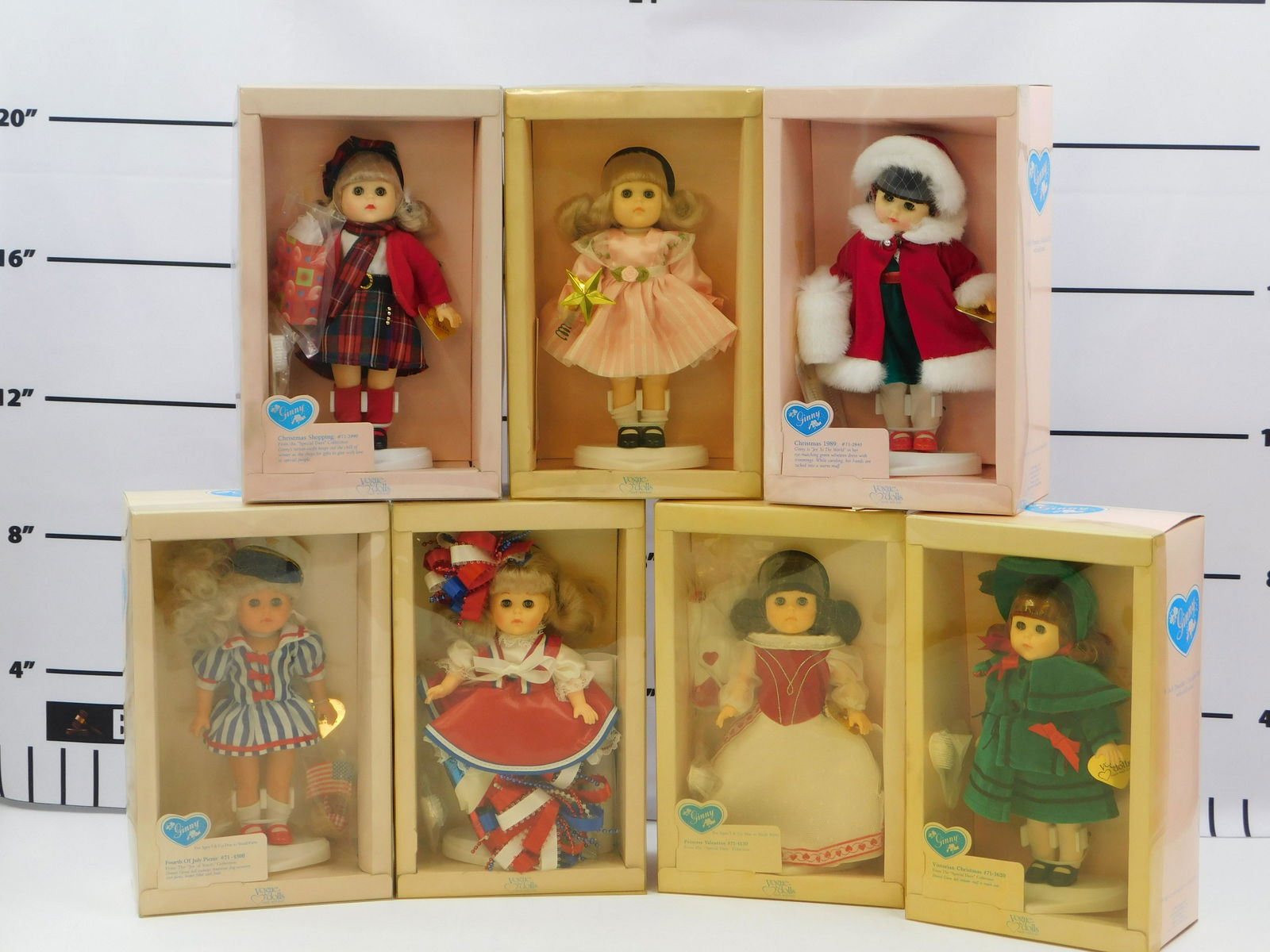 Lot of 7 Ginny Dolls (1 of 10)