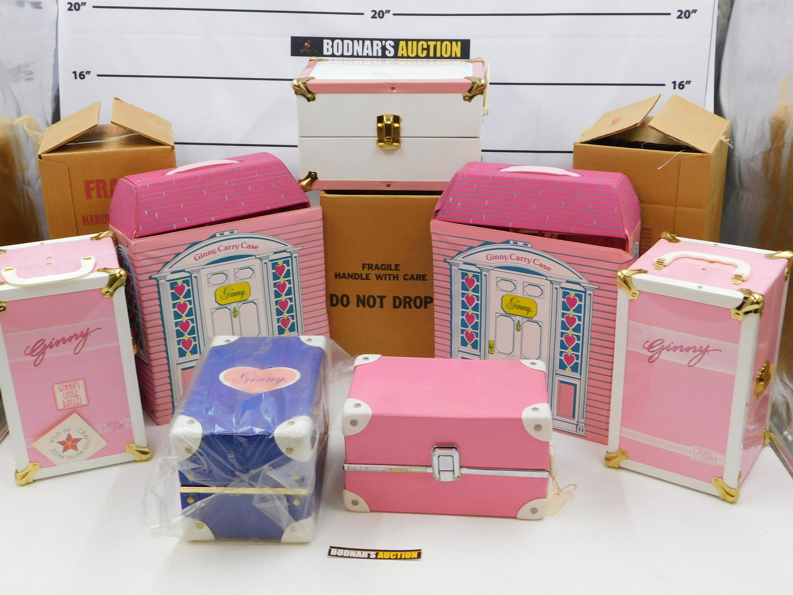 Lot of 7 Ginny Doll Cases and Trunks (1 of 17)