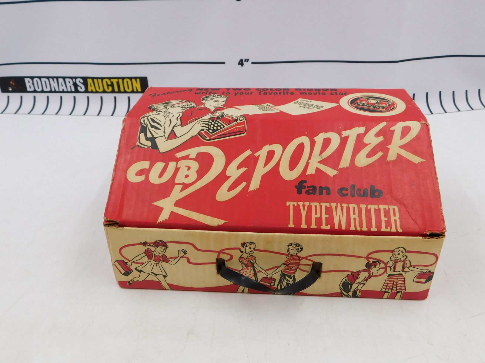 Tin Plated Cub Reporter Fan Club Childs Typewriter (1 of 6)