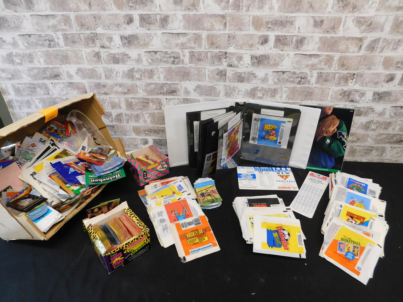 Lot of Empty Trading Card Wrappers - Sports (1 of 10)