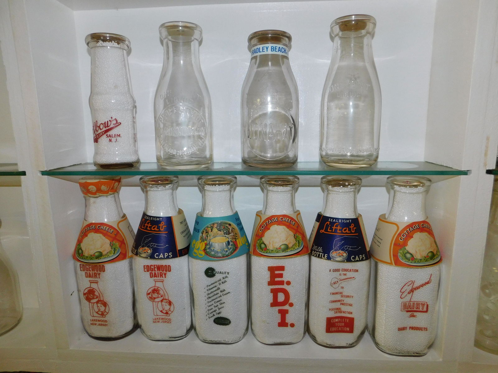 Lot of 10 New Jersey Dairy Bottles (1 of 6)