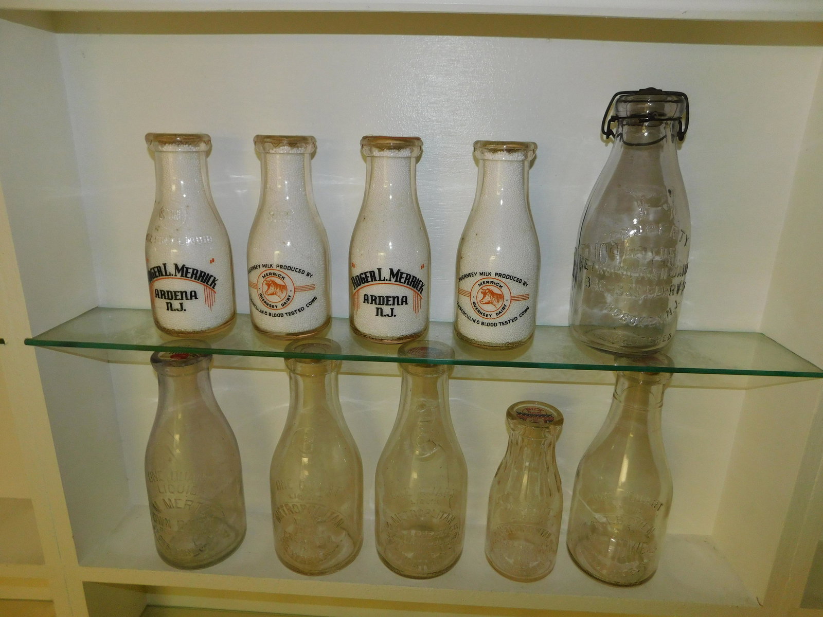 Lot of 10 NJ Dairy Bottles (1 of 6)