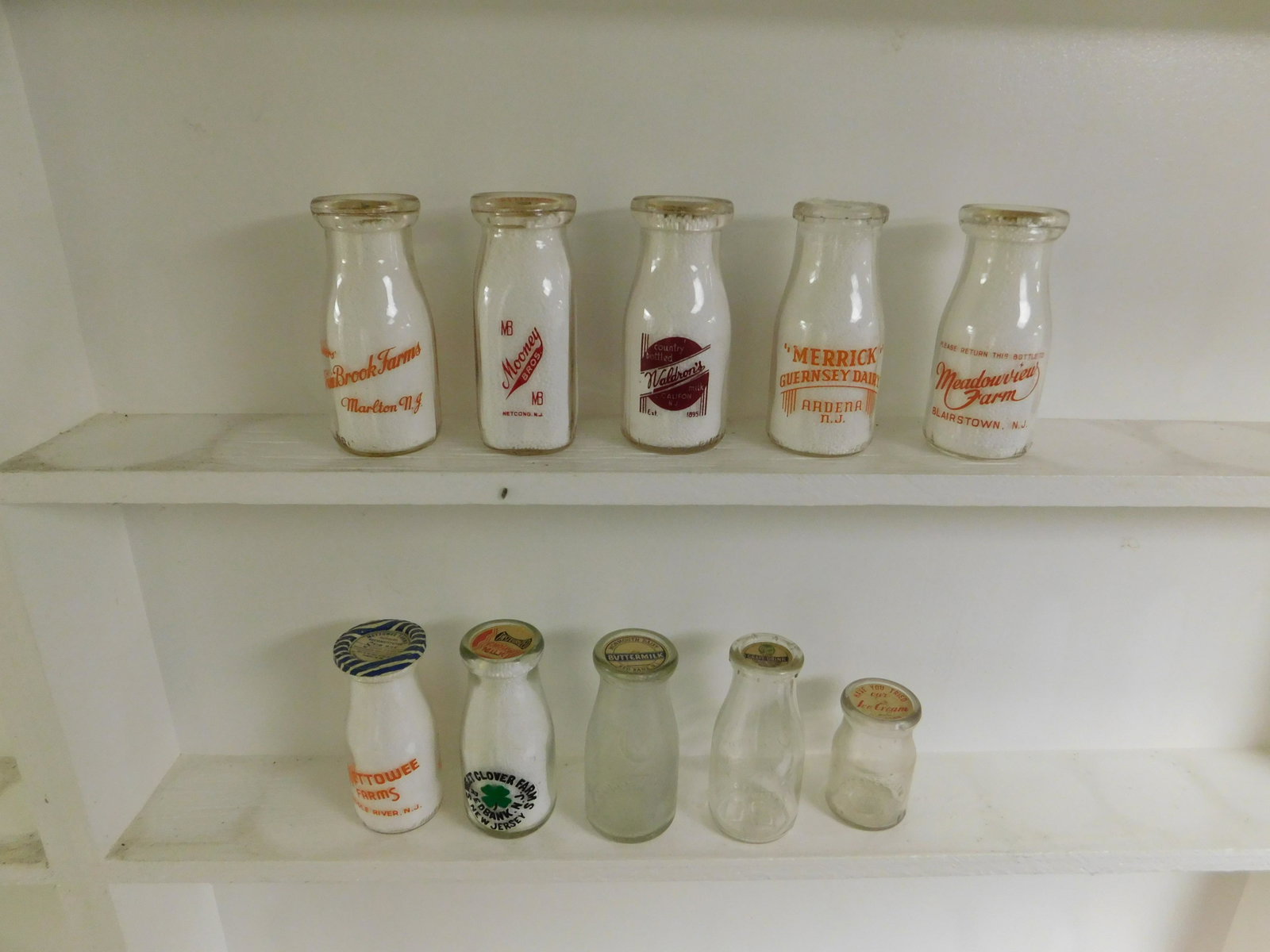 Lot of 10 NJ Cream Bottles (1 of 5)