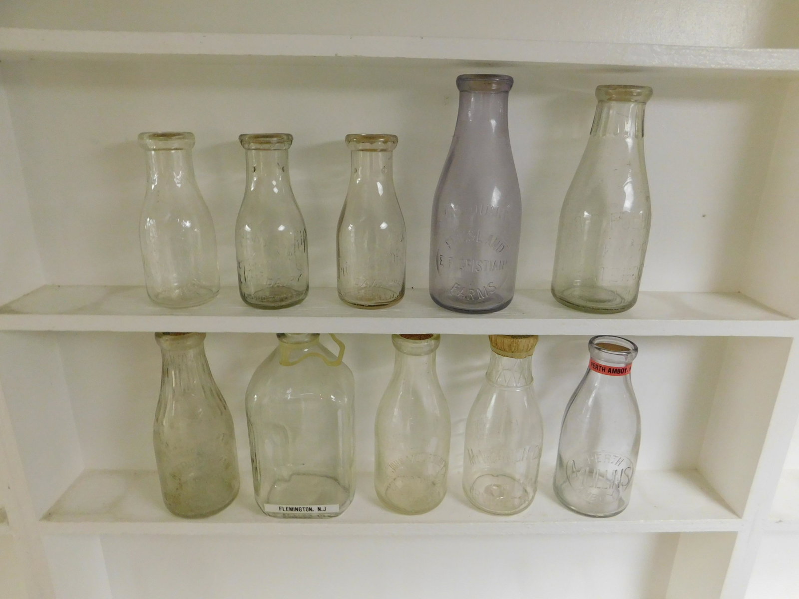 Lot of 10 NJ Dairy Bottles (1 of 6)