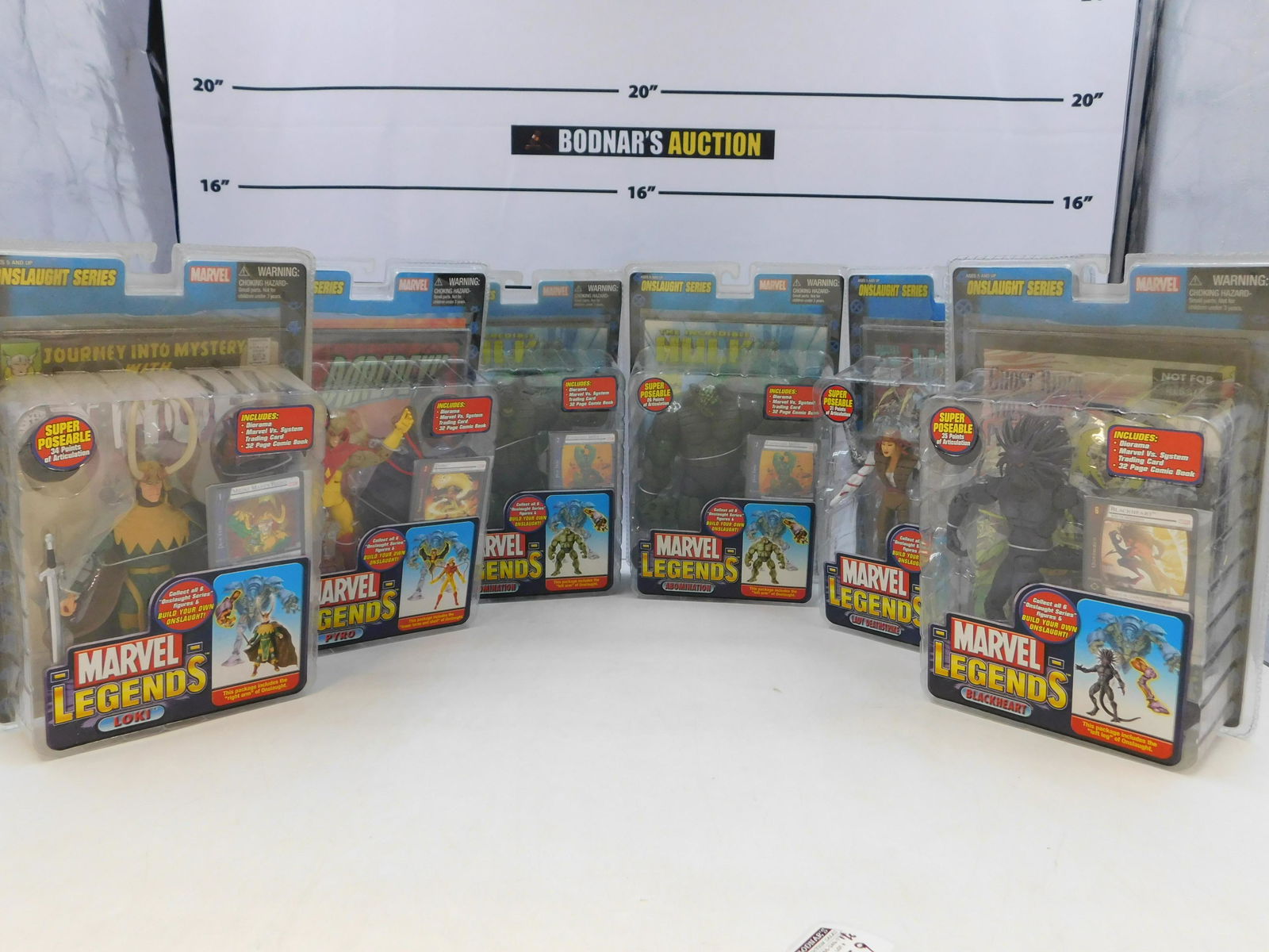 Lot of 6 Marvel Legends BAF Onslaught Action Figures (1 of 8)