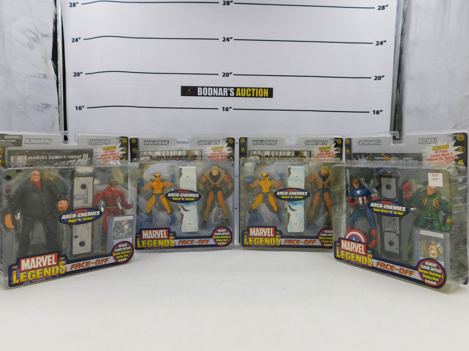 Lot of 4 Marvel Legends Face-Off Figures (1 of 6)