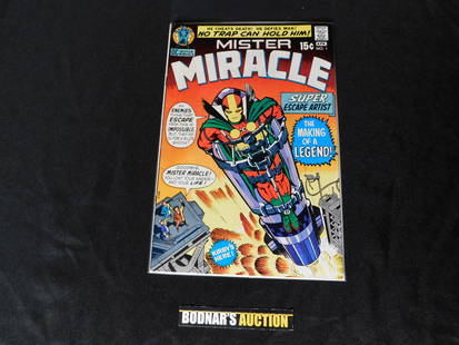 Mister Miracle #1: Mister Miracle #1. 1st Appearance of Miracle Man. Please read the terms and conditions. This sale will be broadcast live on sale day with full descriptions of each lot being sold. All items MUST be