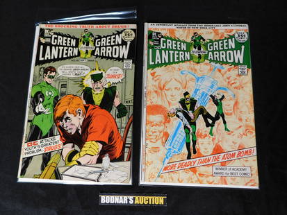 Lot of 2 Green Lantern & Green Arrow #85 and #86: Lot of 2 Green Lantern & Green Arrow #85 and #86. Drug Use Issues. Please read the terms and conditions. This sale will be broadcast live on sale day with full descriptions of each lot being sold.