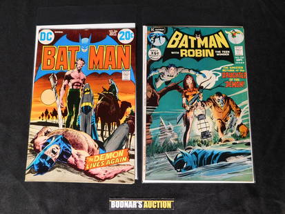 Lot of 2 Batman Comics: Lot of 2 Batman Comics including #235 and #244. #244 has a subscription crease. Please read the terms and conditions. This sale will be broadcast live on sale day with full descriptions of each lot