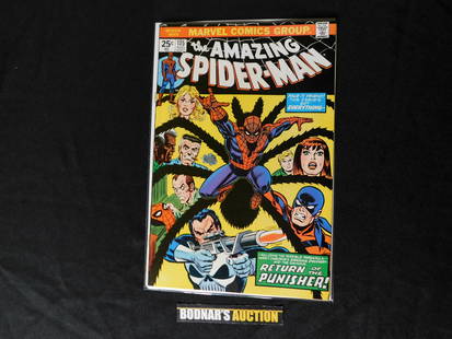 Amazing Spider-Man #135: Amazing Spider-Man #135. 2nd Appearance of The Punisher. Please read the terms and conditions. This sale will be broadcast live on sale day with full descriptions of each lot being sold. All items MUS