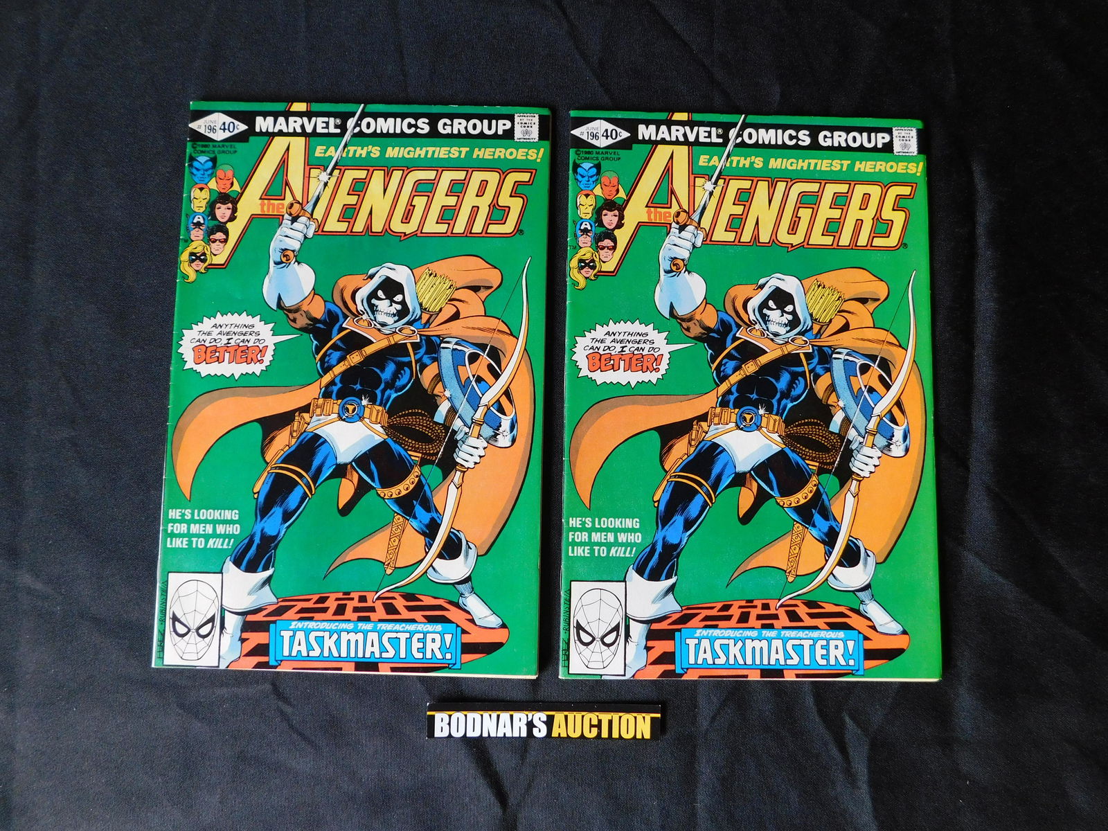 Lot of 2 Copies of Avengers #196 (1 of 9)