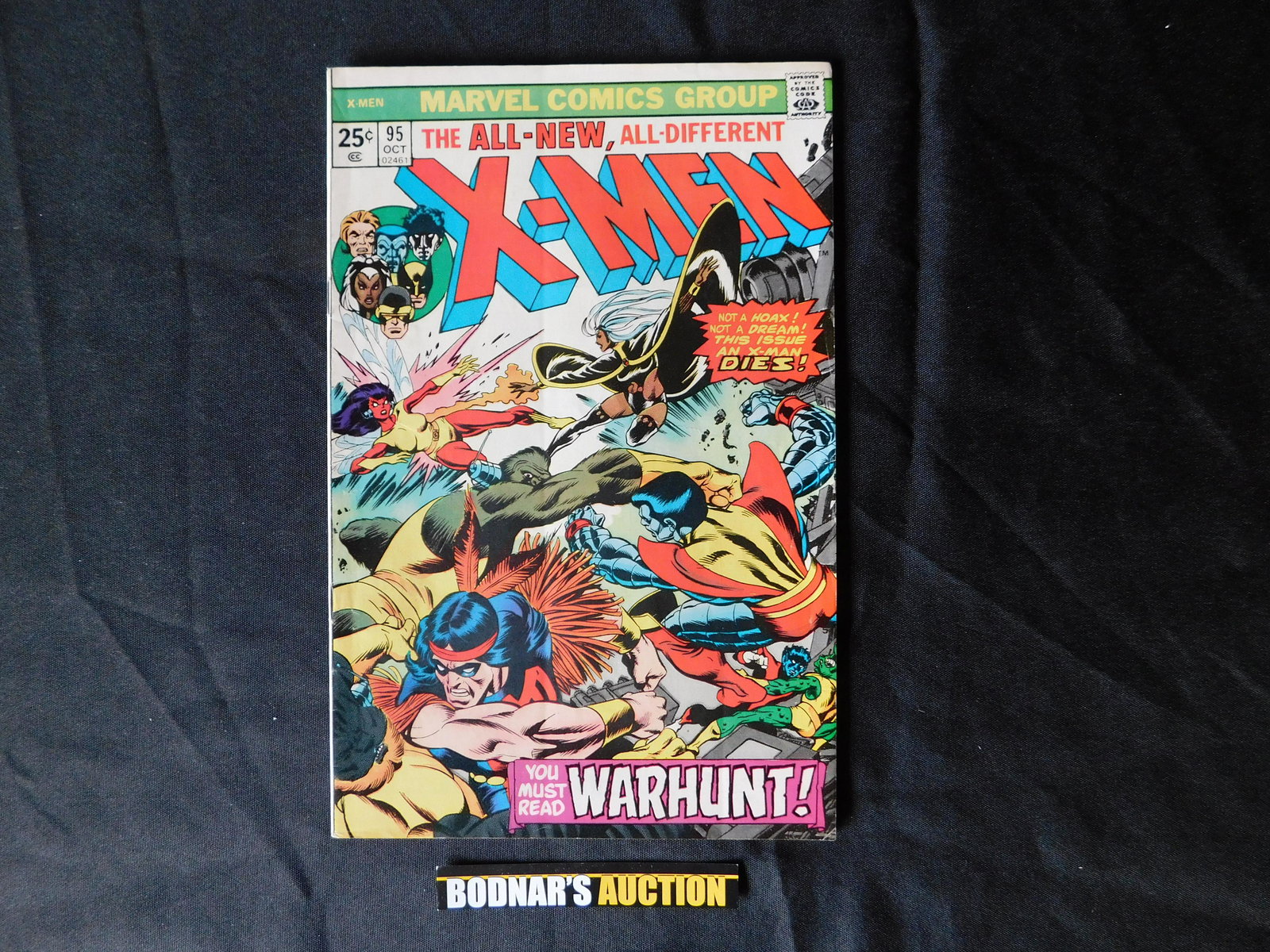 The Uncanny X-Men #95: The Uncanny X-Men #95 - Death of Thunderbird. Please read the terms and conditions. This sale will be broadcast live on sale day with full descriptions of each lot being sold. All items MUST be paid f