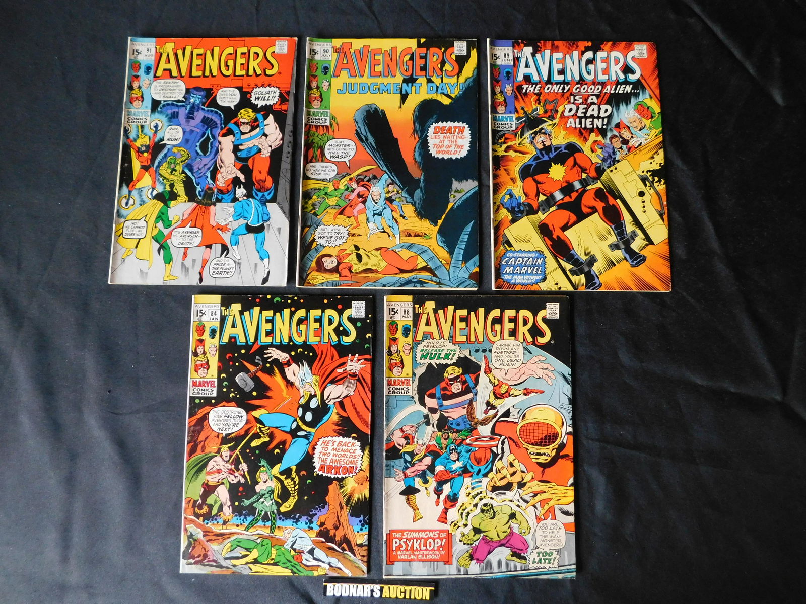 Lot of 5 Silver Age Avengers Comics (1 of 20)