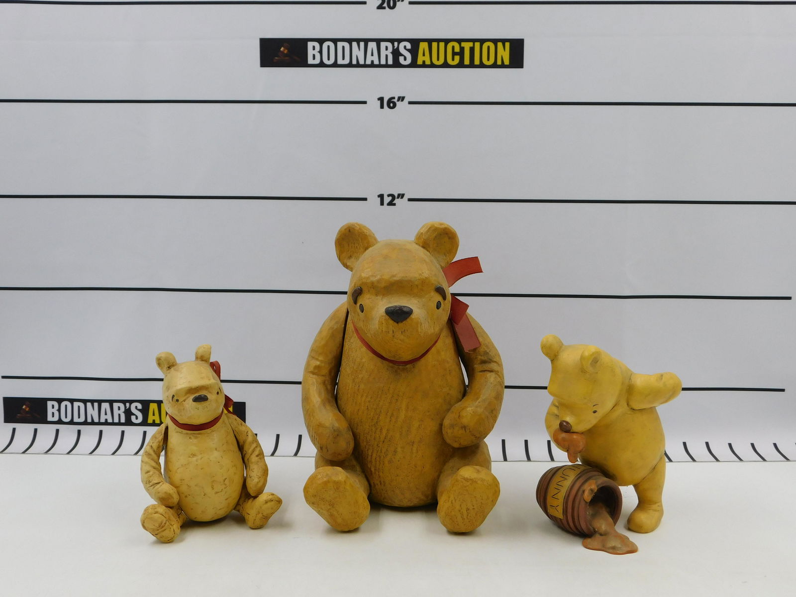 Lot of 3 Classic Winnie the Pooh Charpente Figurines (1 of 16)