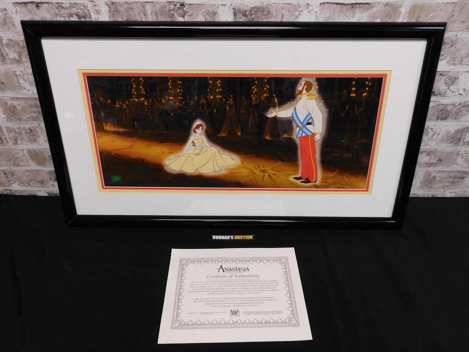 Anastasia Hand Inked and Hand Painted Limited Edition Cel (1 of 7)