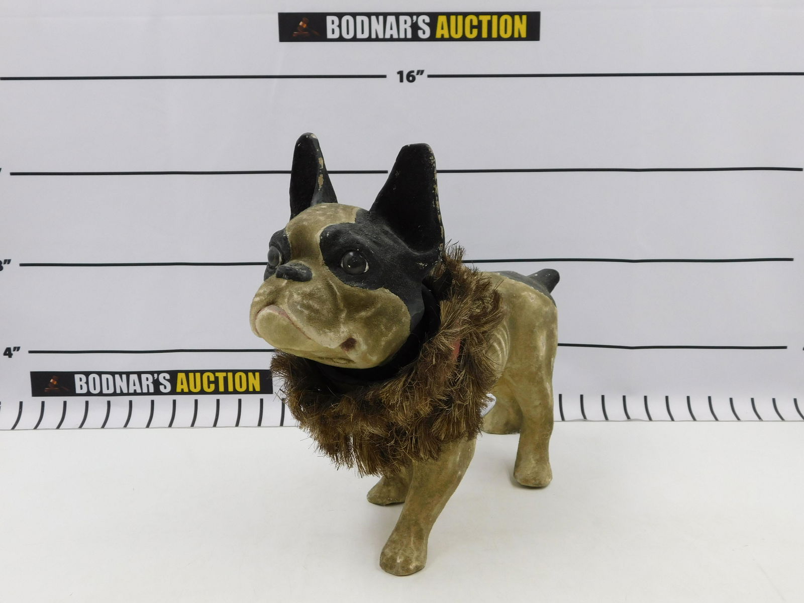 Paper Mache French Bulldog Nodder (1 of 5)