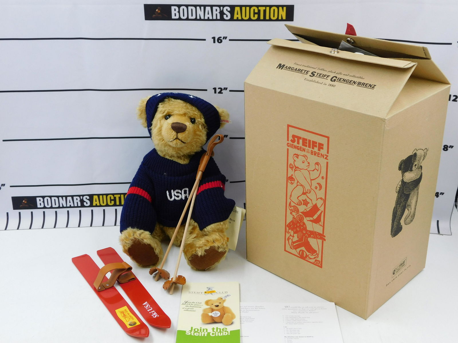 Steiff Teddy Bear Skier (1 of 4)