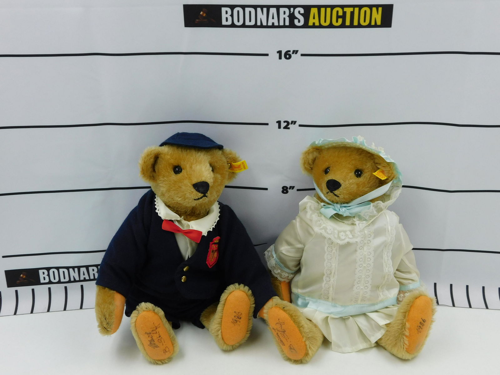 Steiff Victorian Boy and Girl Lot of 2 (1 of 10)