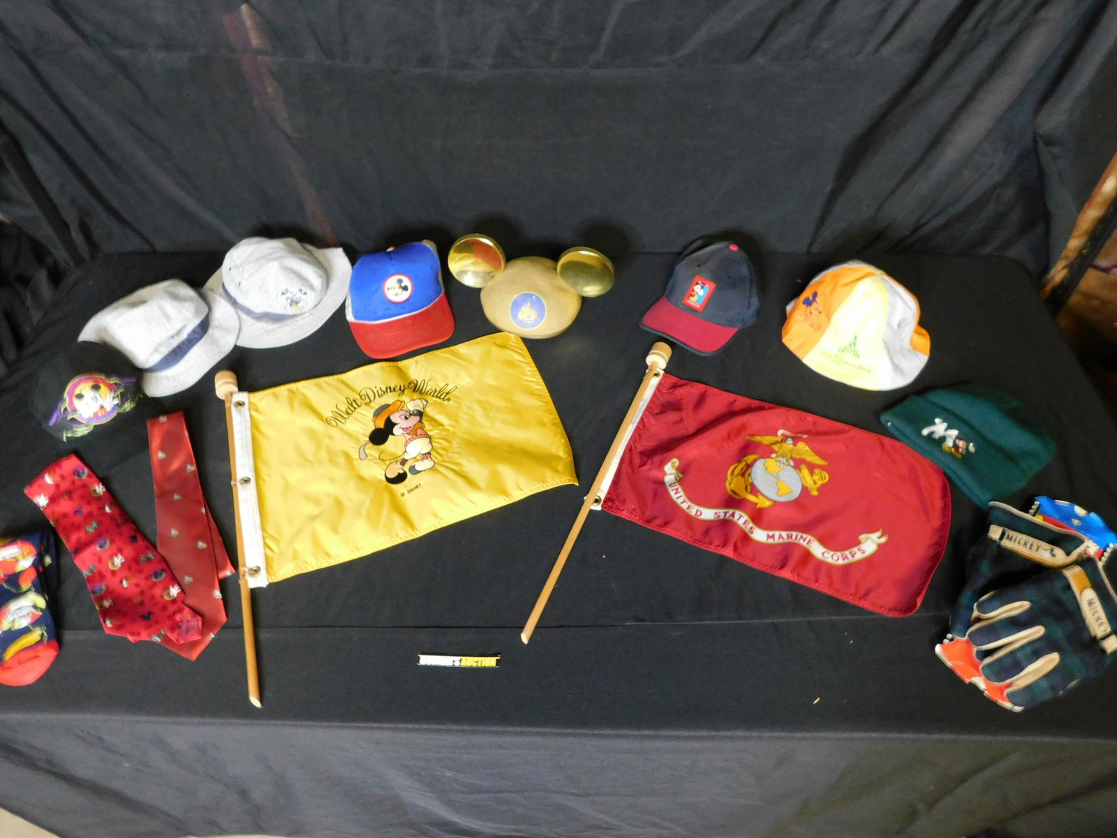 Lot of Disney Clothing and Flags (1 of 12)
