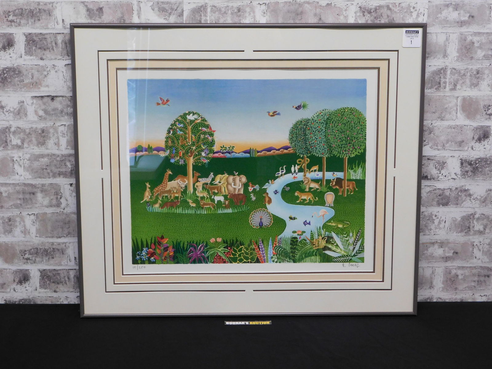 Paradise Pencil . Signed Lithograph by Heinz Seelig (1 of 8)