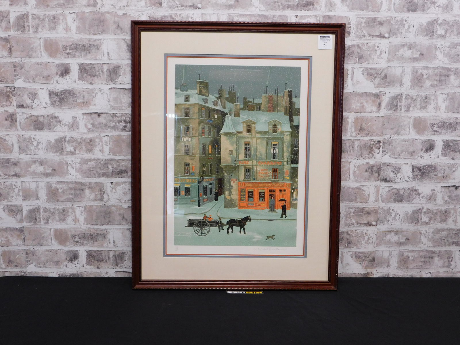 Pencil . Signed Michael Delacroix Lithograph (1 of 7)