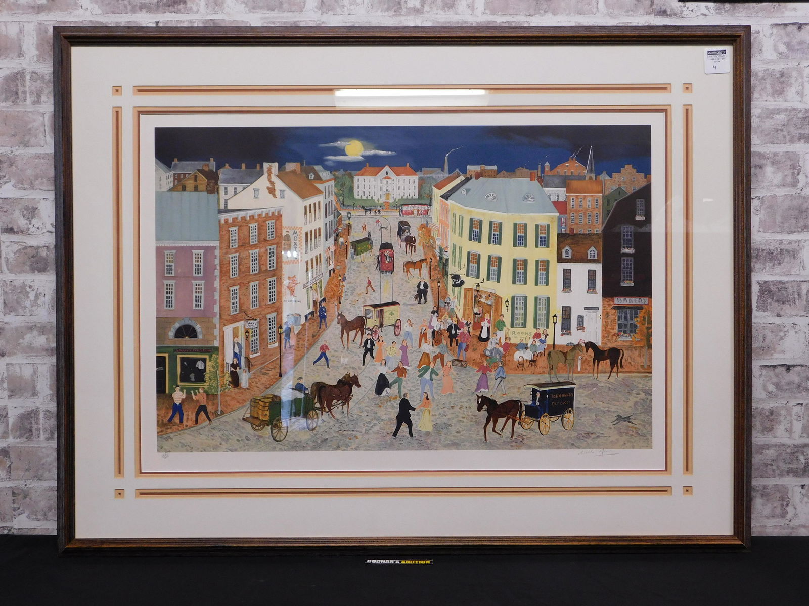 Street Dance Pencil . Signed Lithograph by Will Moses (1 of 8)