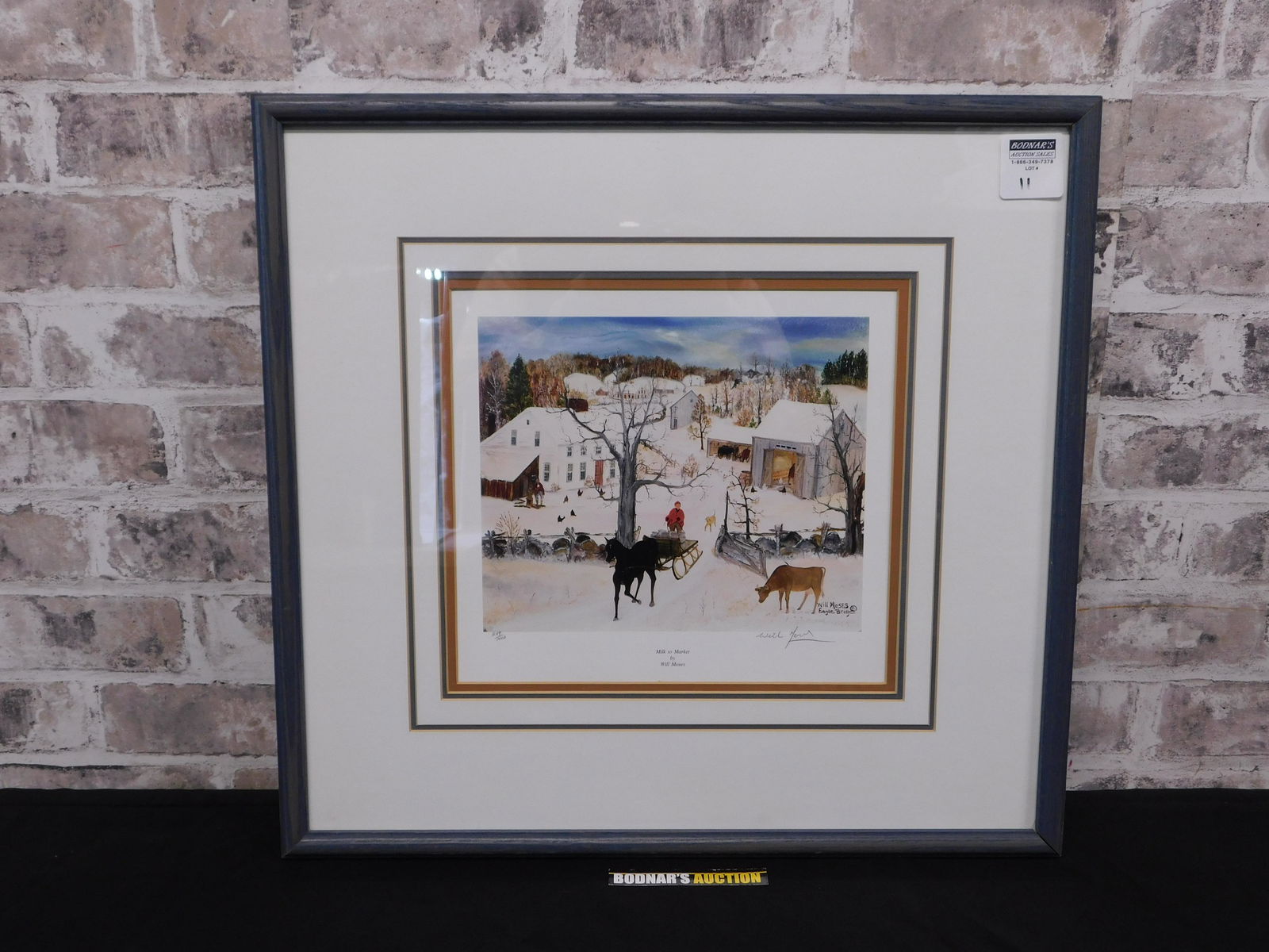 Milk to Market Pencil . Signed Print by Will Moses (1 of 8)