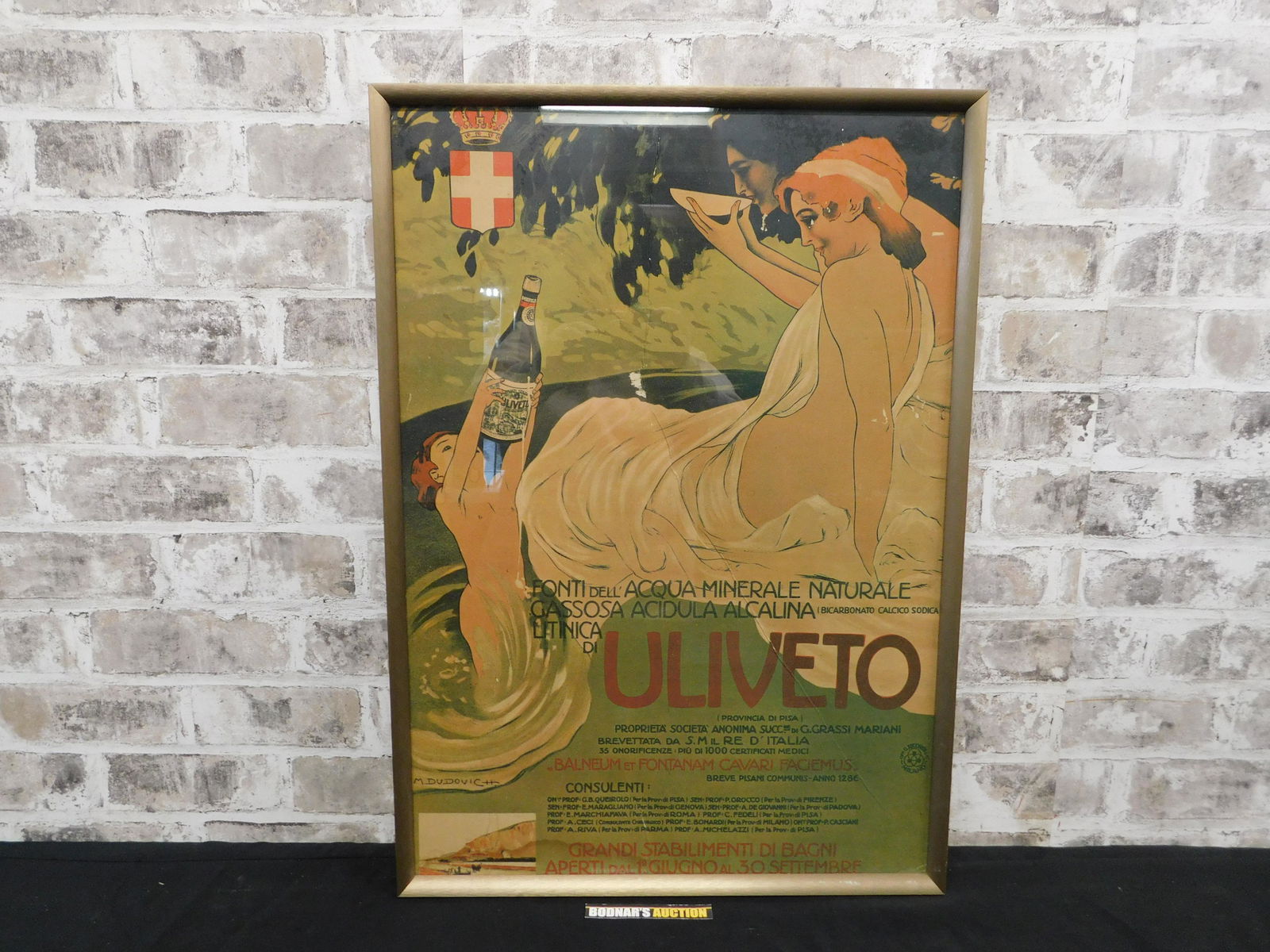 Uliveto Mineral Water Poster by Marcello Dudovich (1 of 5)