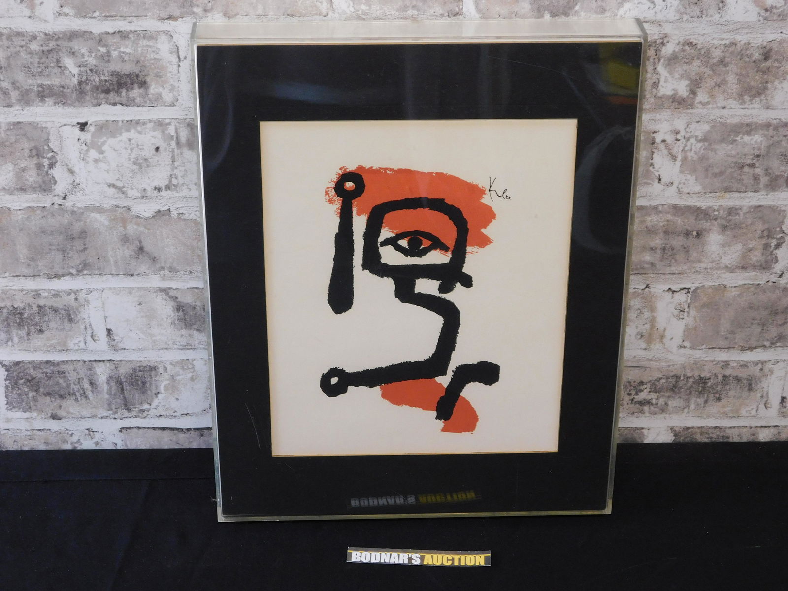 Framed Mid Century Abstract by Klee (1 of 7)