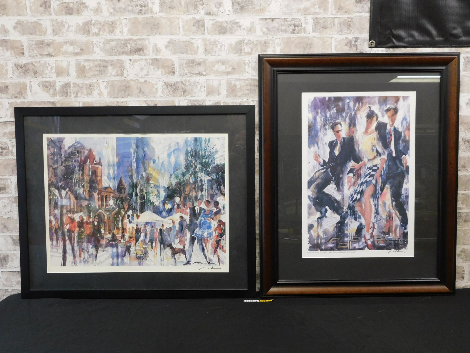 Lot of 2 Framed Prints by Misha Lenn (1 of 12)
