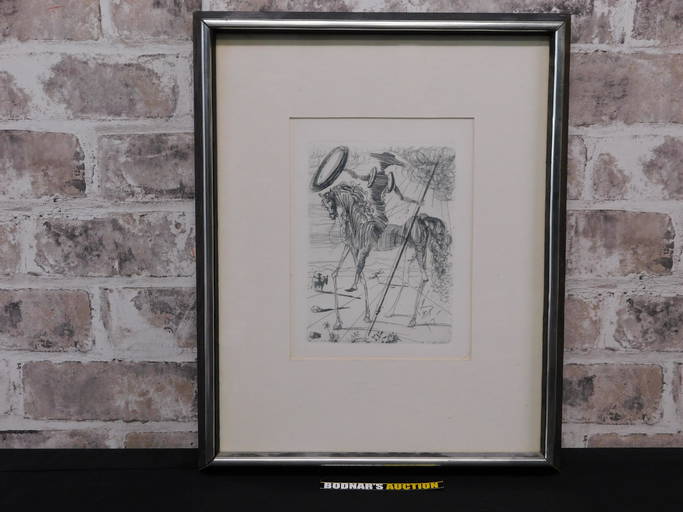 Le Ba Dang" Etching by Salvador Dali "Le Ba Dang (0124) on Jun 22, 2022 Bodnar's Auction