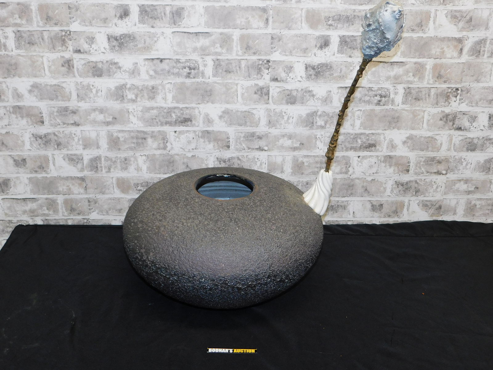 Abstract Pottery Vase Entitled "Moon Pot" by Eric Woods (1 of 4)