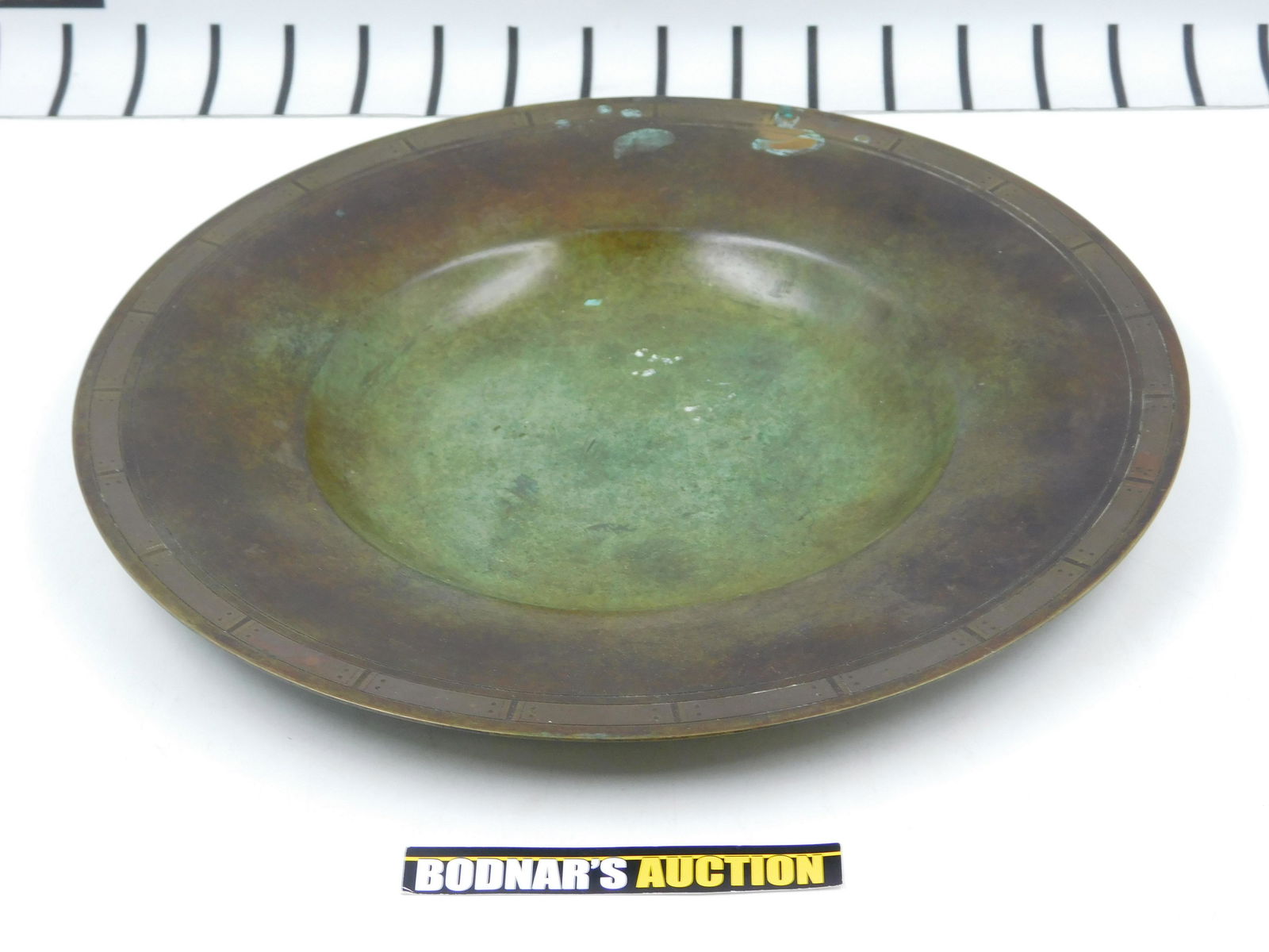 Bronze Arts and Crafts Decorative Plate (1 of 7)