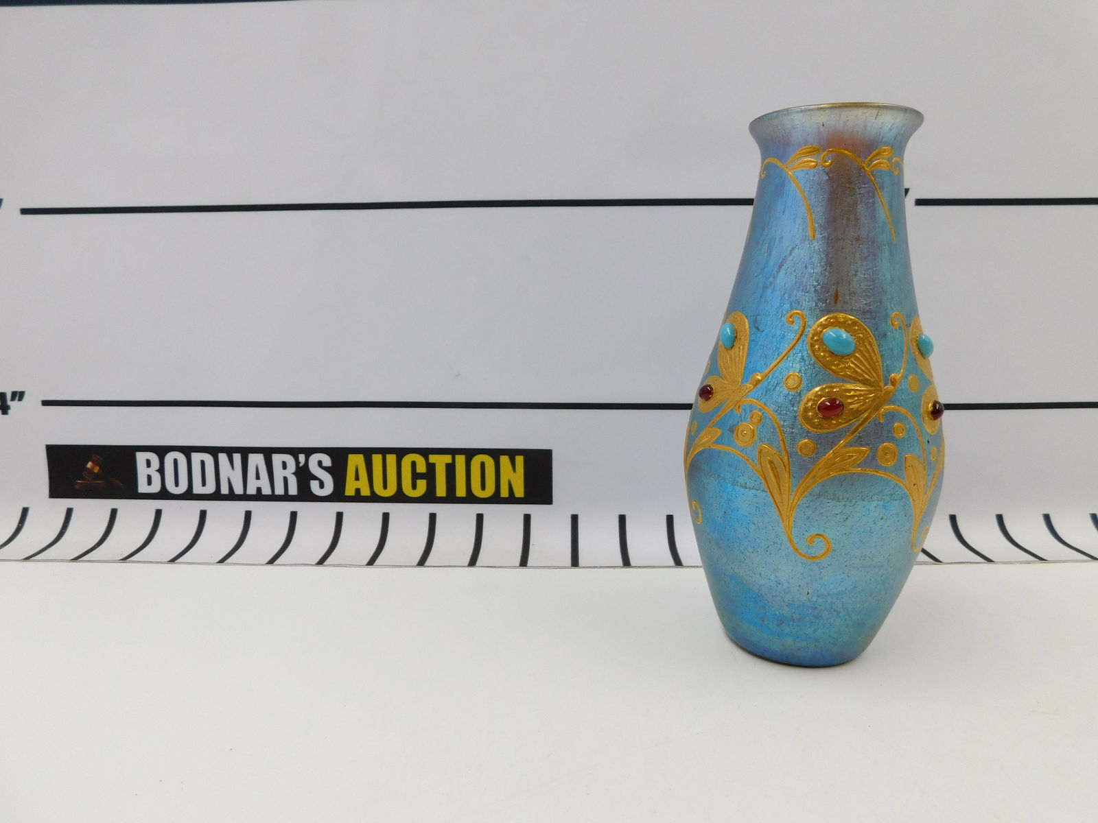 Tiffany Art Glass Vase (1 of 5)