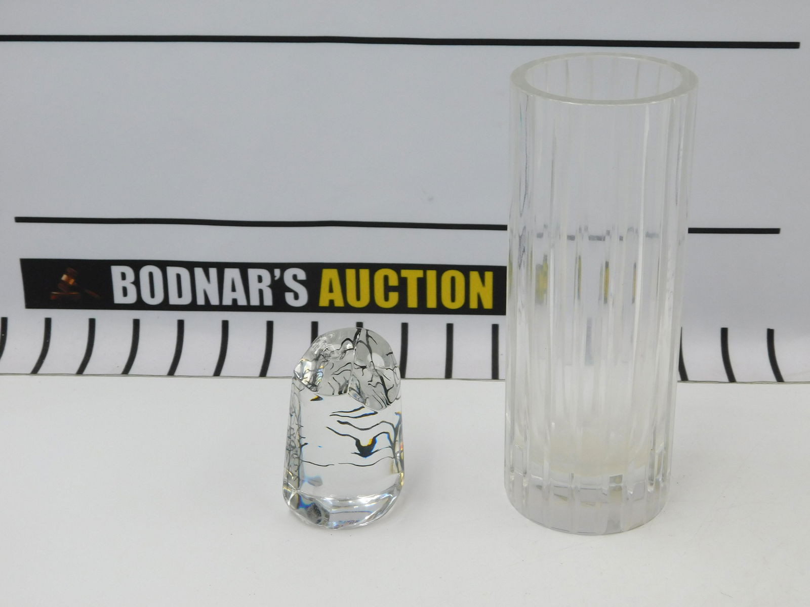 Baccarat Vase and Baccarat Owl (1 of 7)