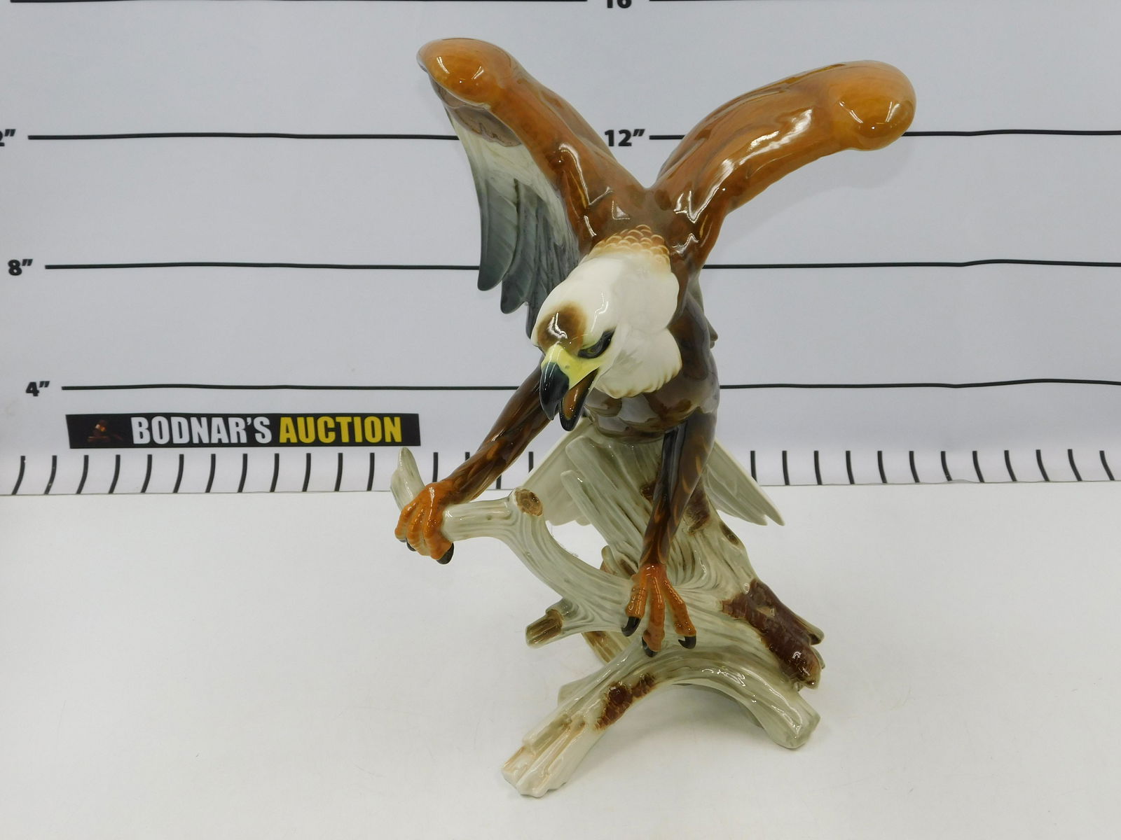 Oversized Hutschenreuther American Bald Eagle Figurine (1 of 6)