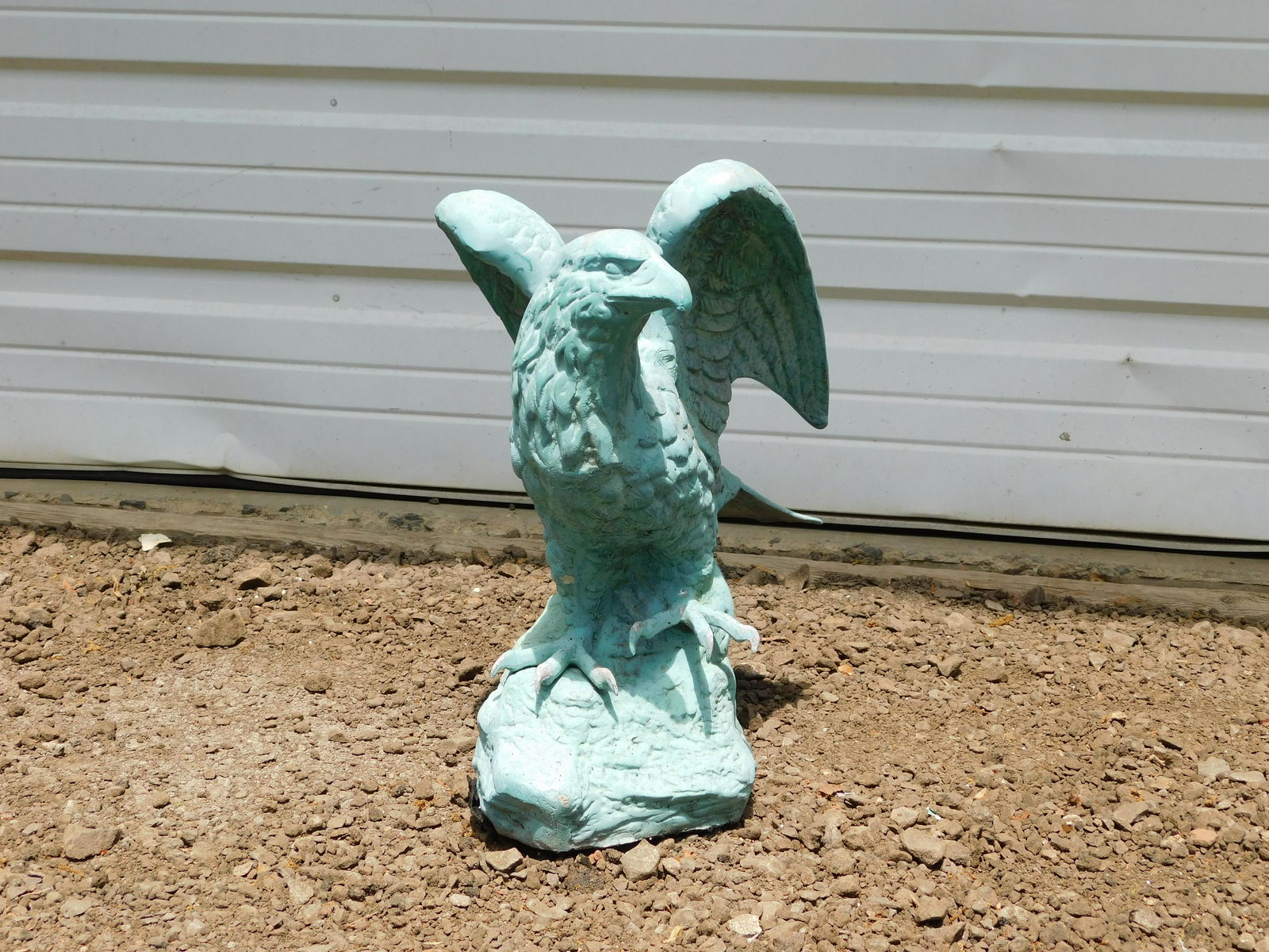 American Eagle on Rock Statue (1 of 9)