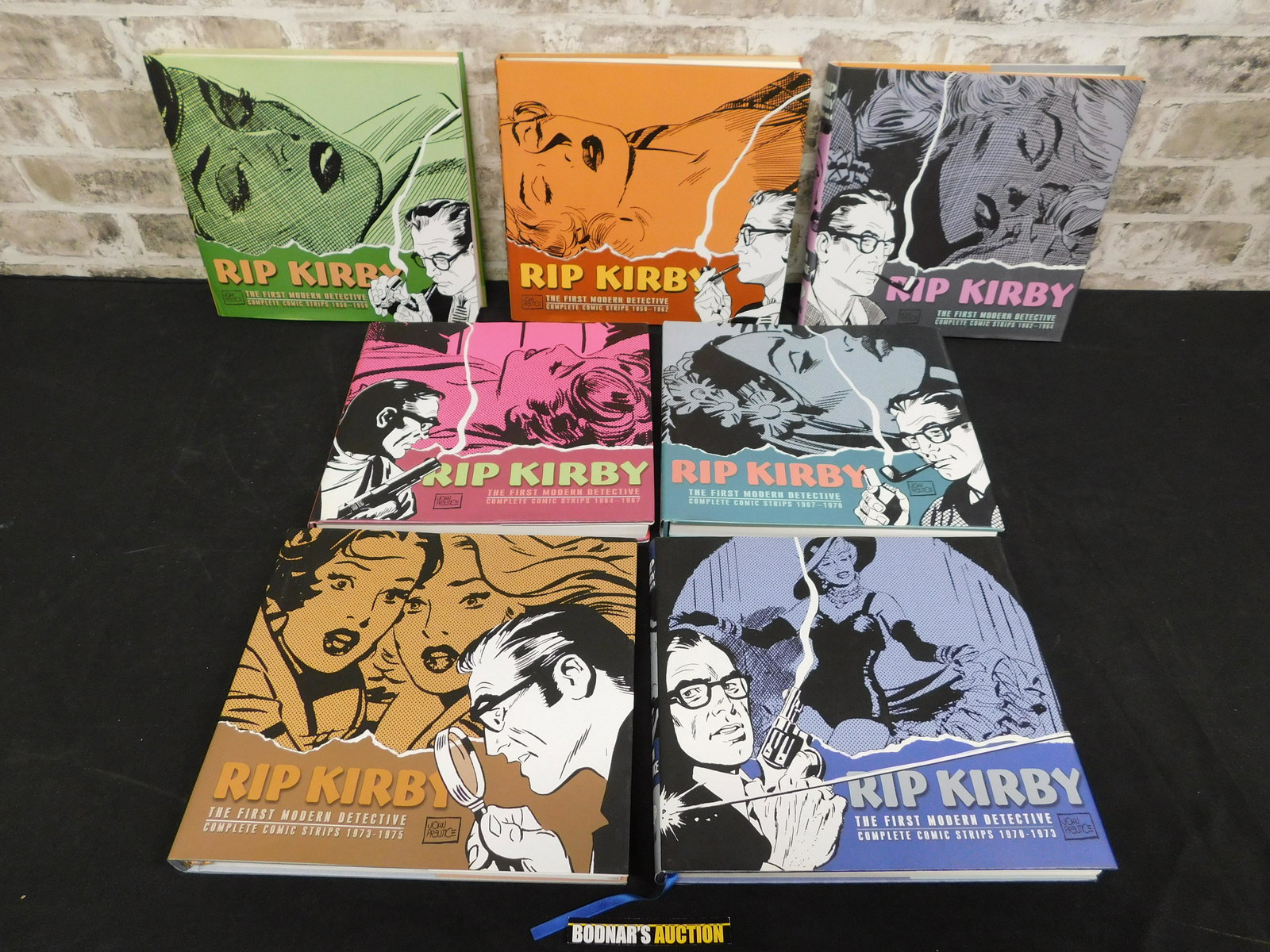 Lot of 7 Rip Kirby The First Modern Detective Hardcover Books (1 of 5)