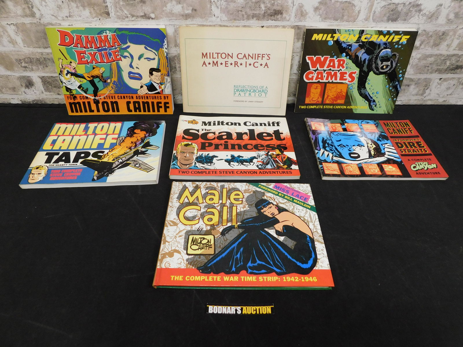 Lot of 7 Milton Caniff Books (1 of 6)