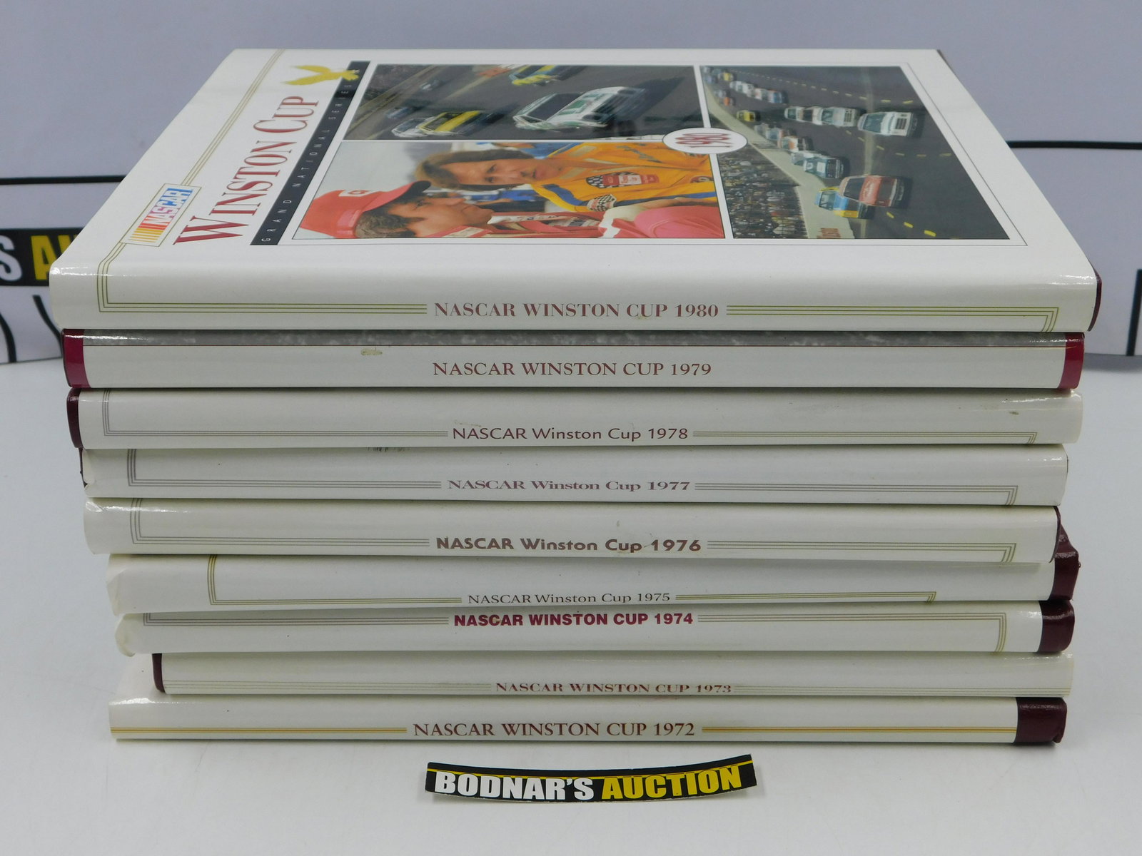Group Lot of 9 Hardcover NASCAR Winston Grand National Series Racing Books (1 of 7)