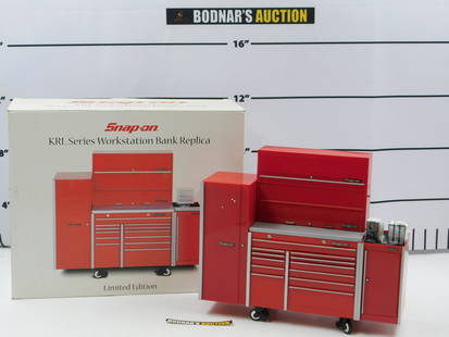 Snap-On KRL Series Workstation Bank Replica Diecast Toolbox: Limited Edition Snap-On KRL Series Workstation Bank Replica Diecast Toolbox. New in Box. Please read the terms and conditions. This sale will be broadcast live on sale day with full descriptions of