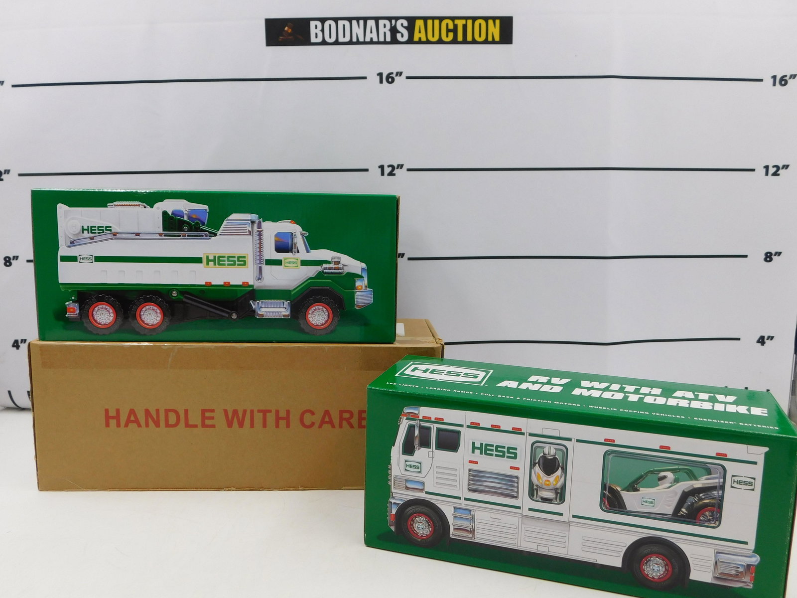 Lot of 2 Hess Trucks - 2017 and 2018 (1 of 9)