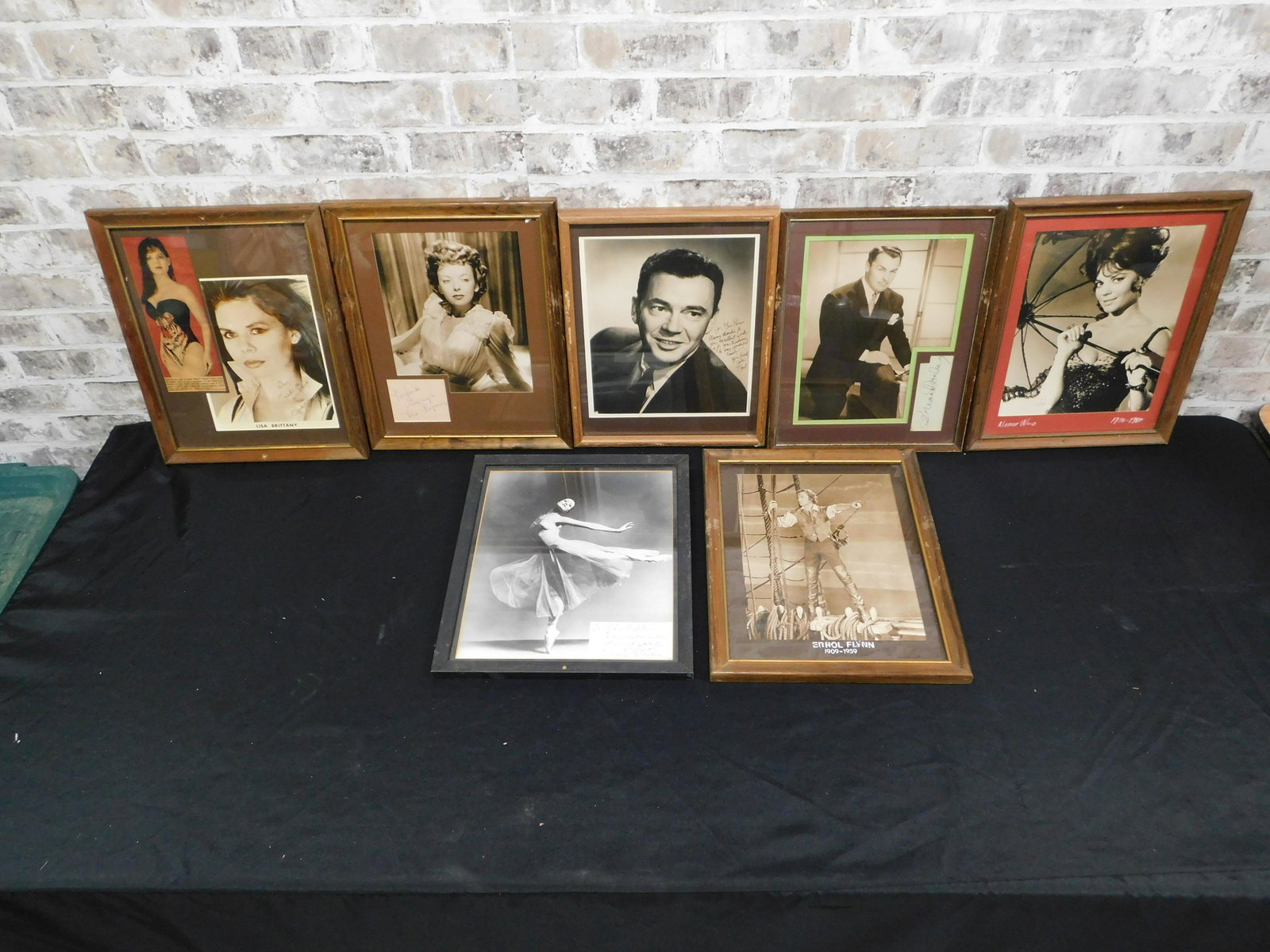 Lot of Framed Photographs - Some Autographed: Lot of Framed Photographs. Some are inscribed and signed to Gustavo Parras. Please read the terms and conditions. This sale will be broadcast live on sale day with full descriptions of each lot being